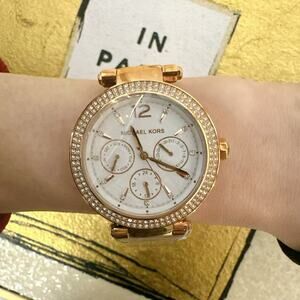 Michael Kors MK5781 Women's Parker Multifunction Rose Gold-Tone Watch